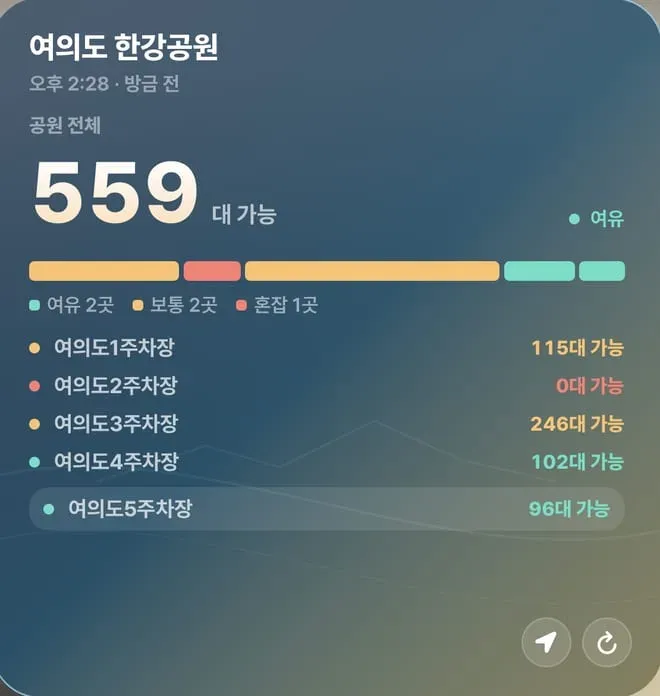 주차 위젯